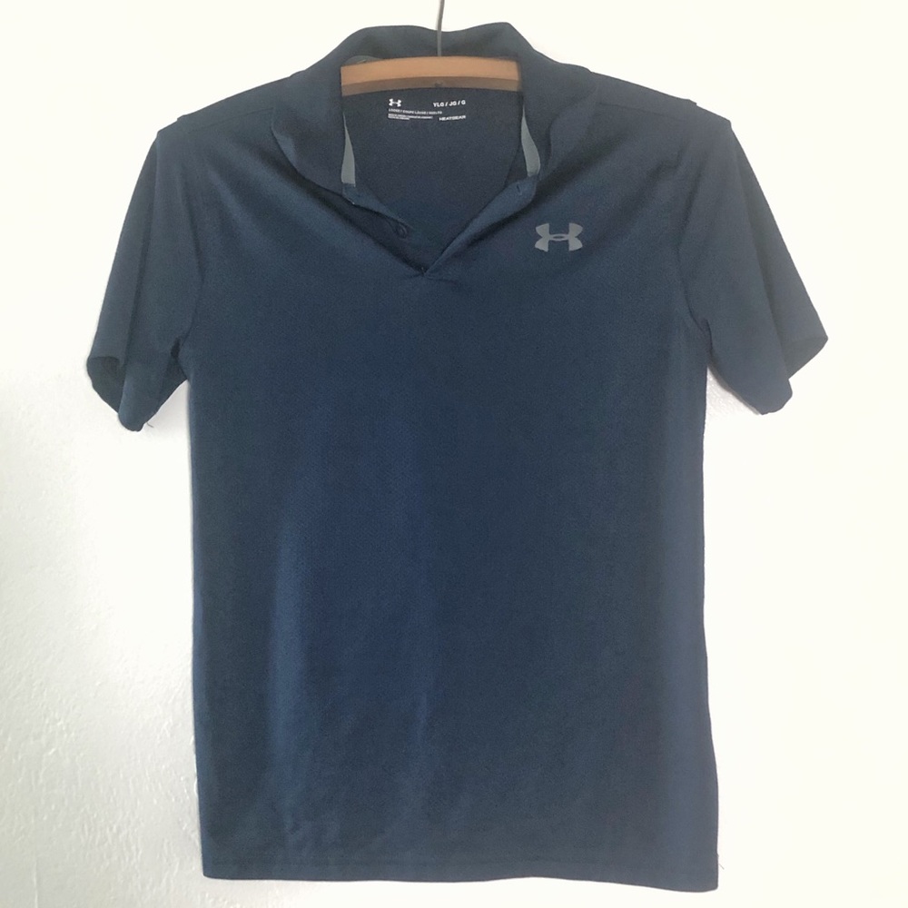 Under Armour Heat Gear Polo Youth Large
